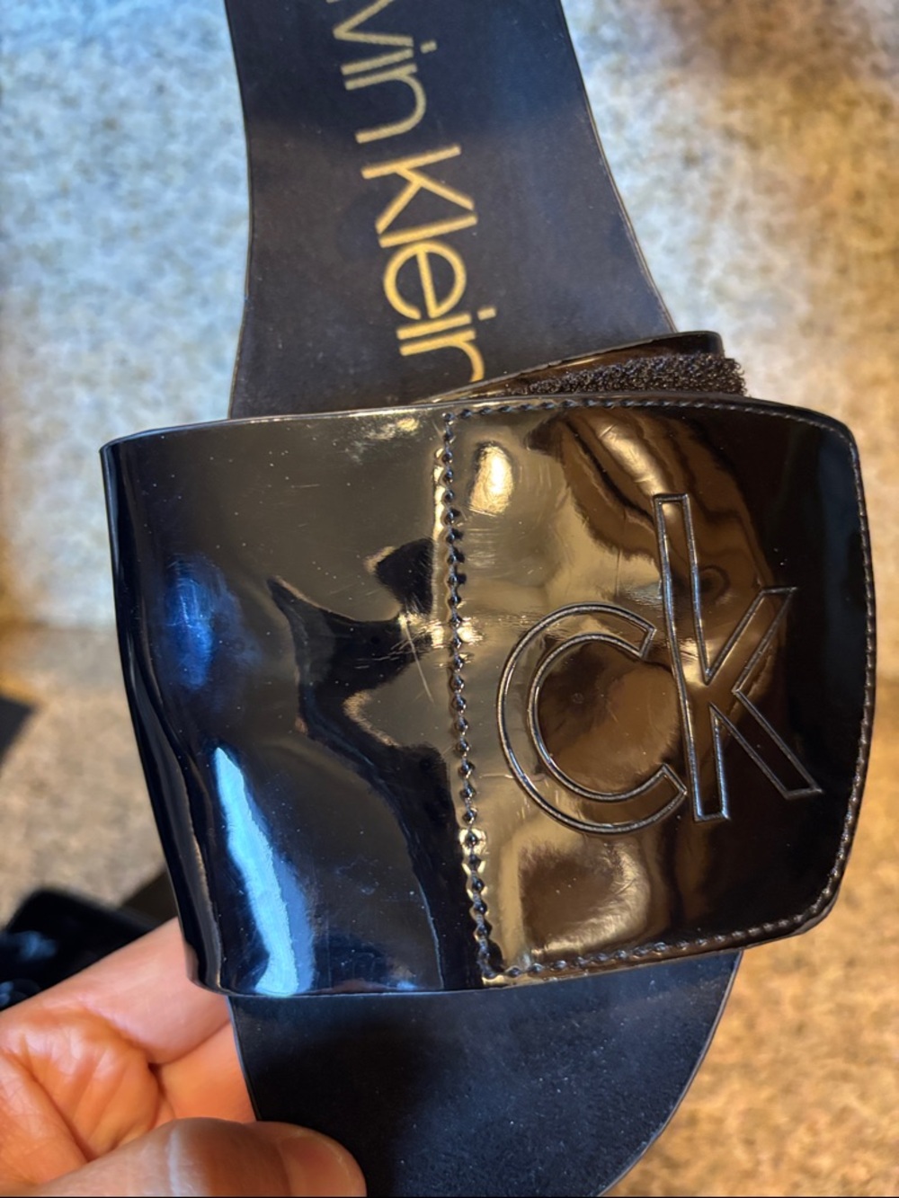 Calvin Klein Black Marlina Sandal - Picture 5 of 8